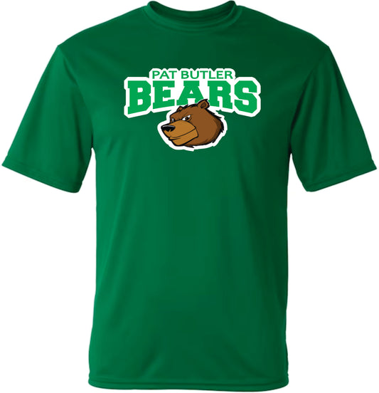 Pat Butler Bears YOUTH Green T-shirt