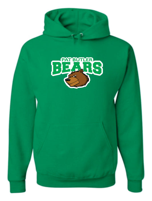 Pat Butler Bears ADULT Green Hoodie